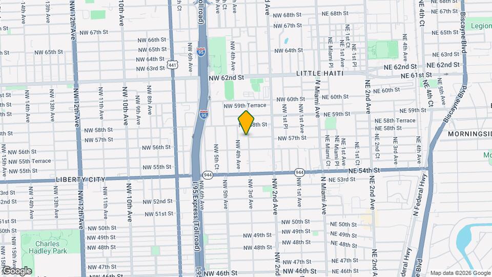 5646 NW 3rd Ave Map and Location Details