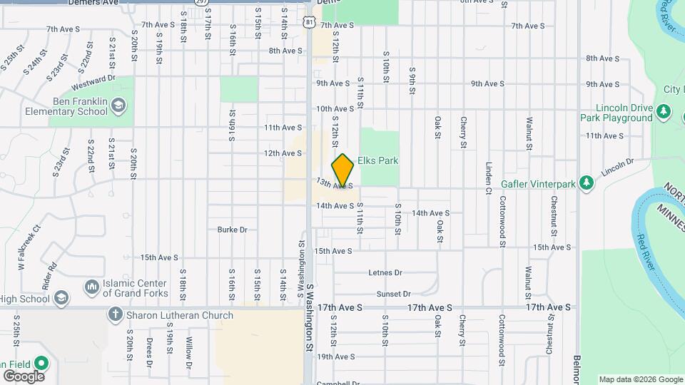 1117 13th Ave S Map and Location Details