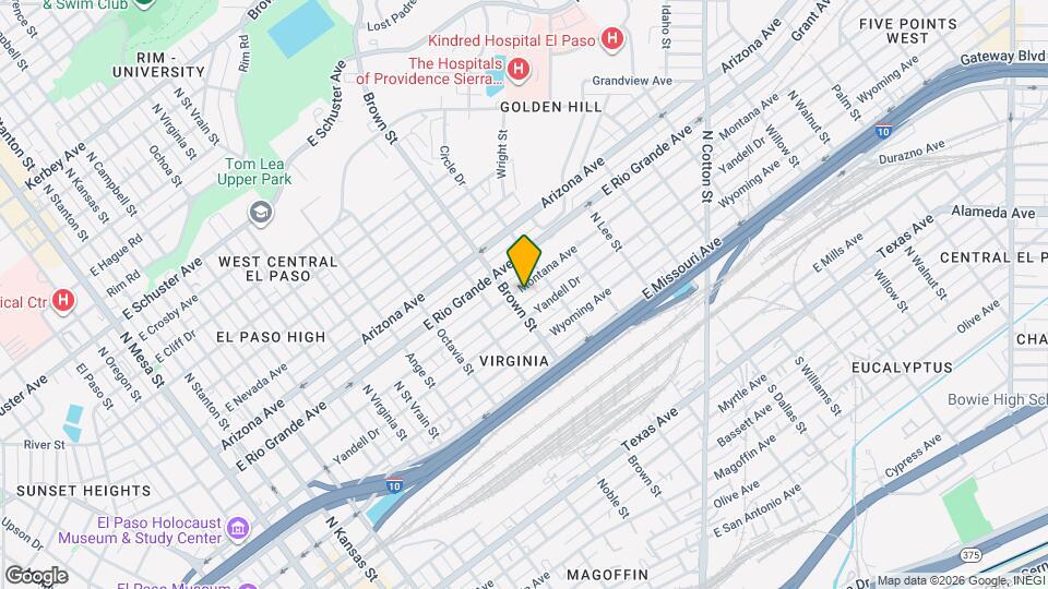 1308 Montana Ave Map and Location Details