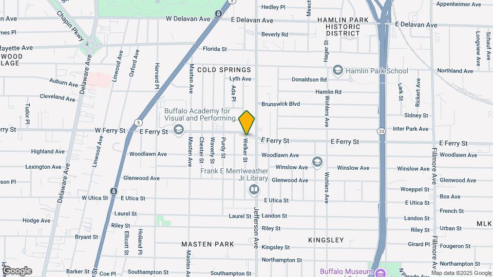 257 E Ferry St, Unit 2A Map and Location Details