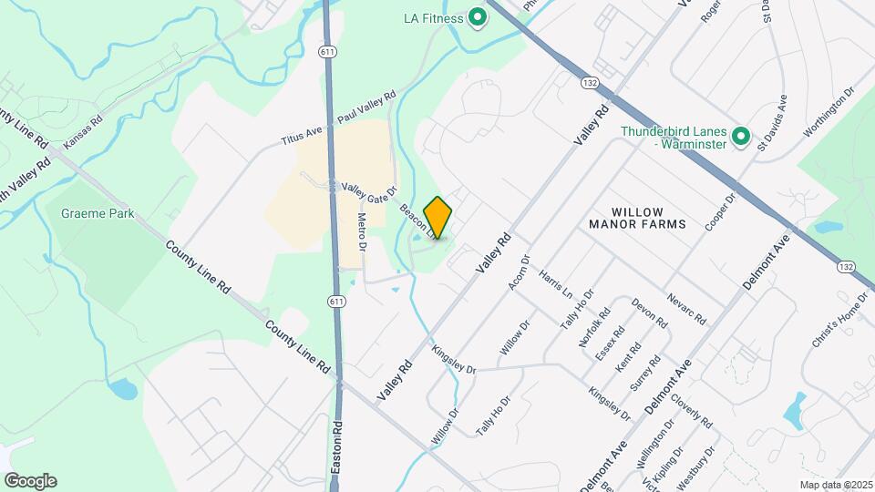 1720 Beacon Ln Map and Location Details