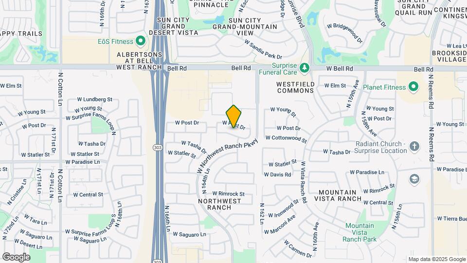 16386 W Cottonwood St Map and Location Details