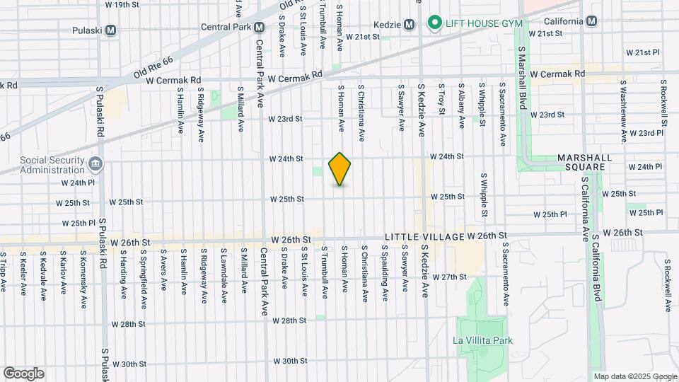 2448 S Homan Ave Map and Location Details