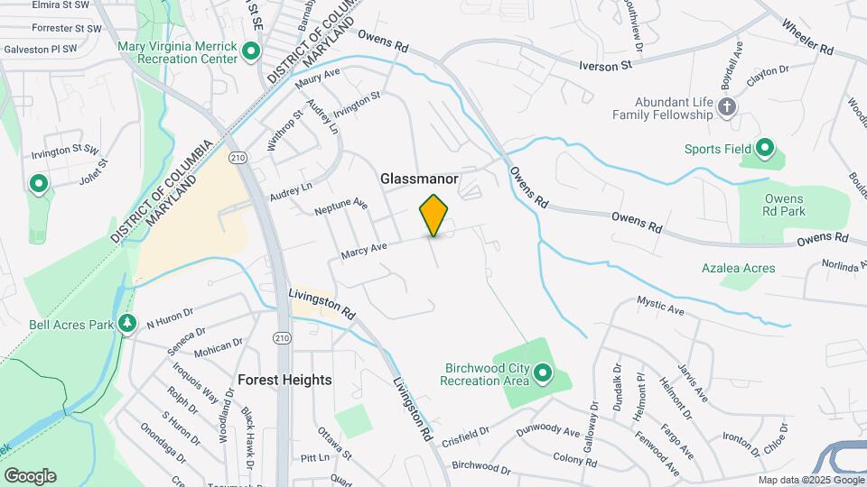 1001 Marcy Ave Map and Location Details