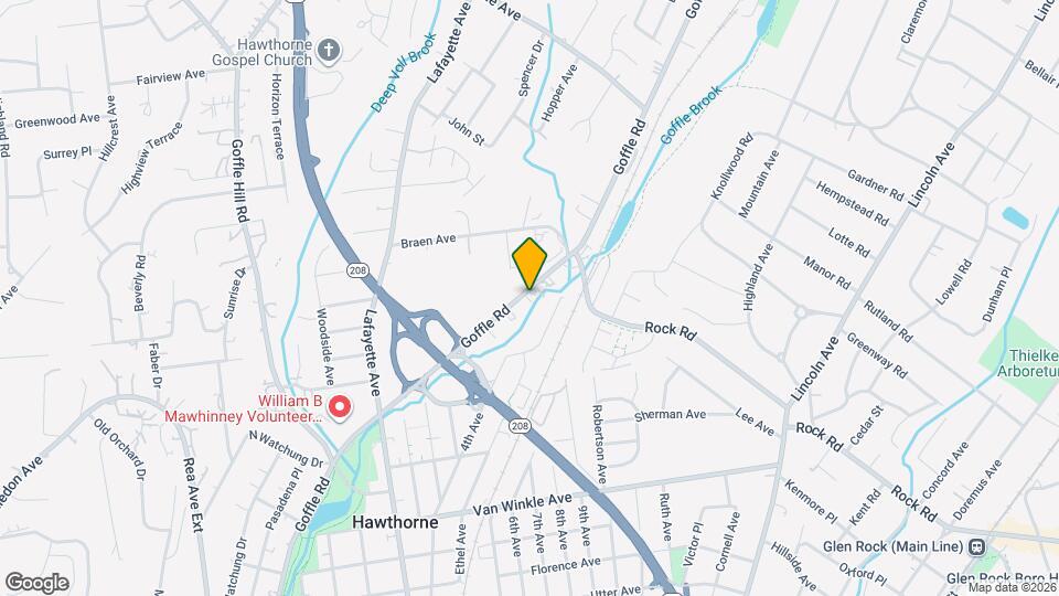 1133 Goffle Rd Map and Location Details