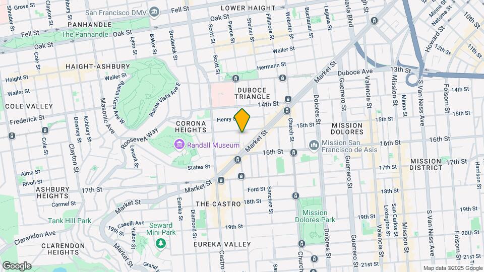 221 Noe St Map and Location Details