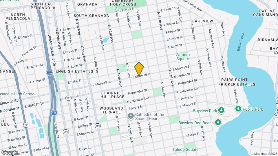1321 E Maxwell St Mapa y Detalles de la Ubicación