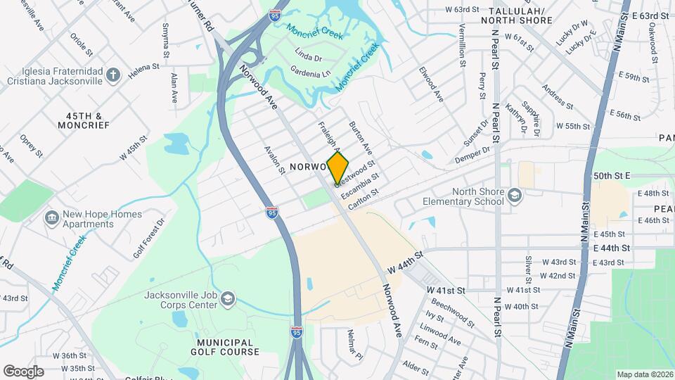 848 Crestwood St Map and Location Details