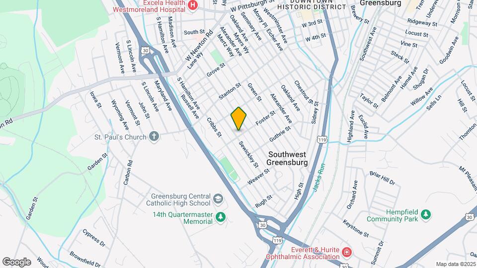 535 Sewickley St, Unit #6 Map and Location Details