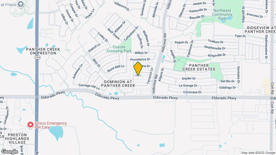 10620 Bancroft Ln Map and Location Details