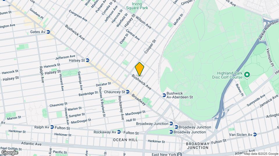 1429 Bushwick Ave Mapa y Detalles de la Ubicación