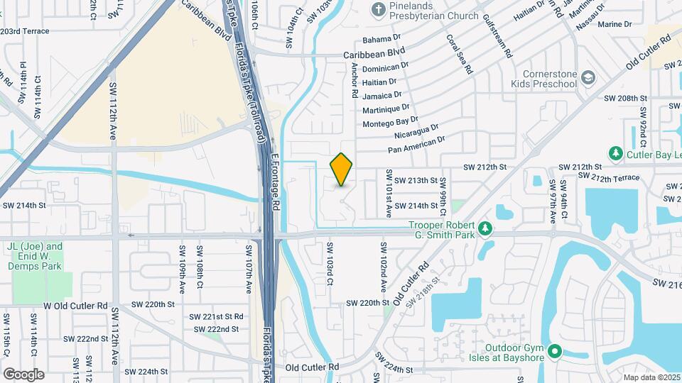 Cutler Bay Apartments Map and Location Details
