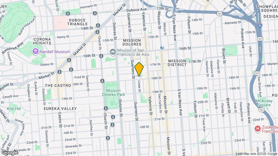 3564 18th St Map and Location Details