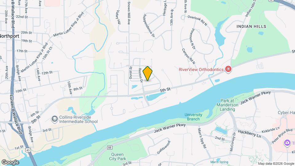 1604 Bellingrath Dr Map and Location Details