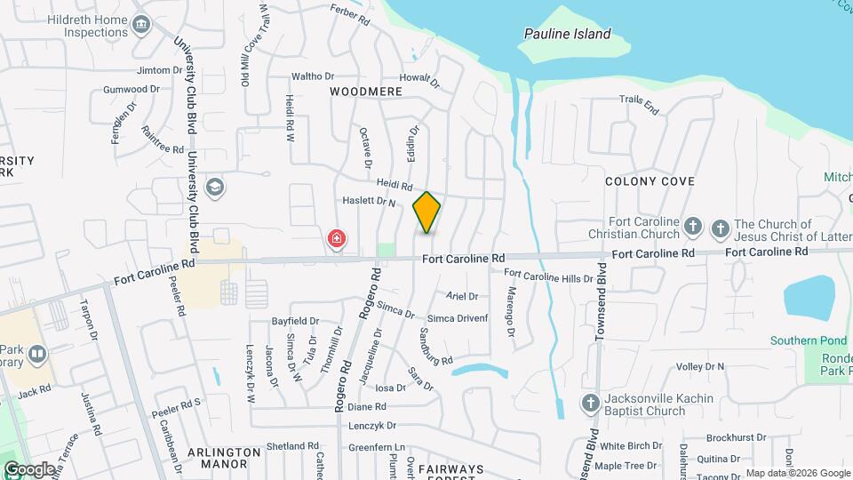 3722 Bess Rd Map and Location Details