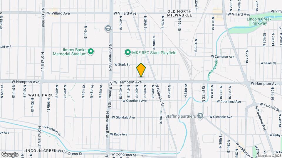 3914 W Hampton Ave Map and Location Details