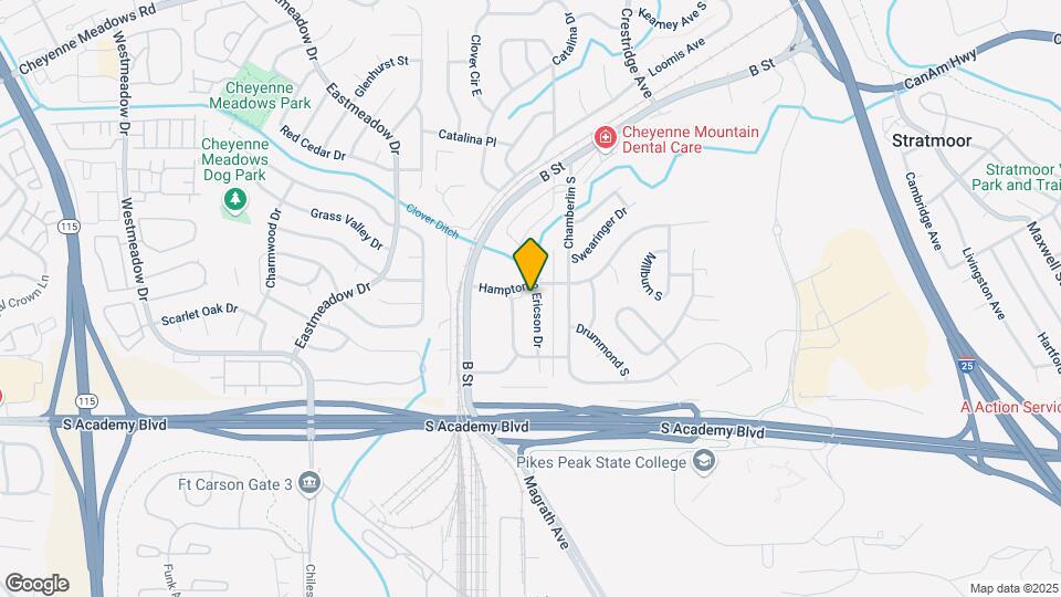 4308 ERICSON Dr Map and Location Details
