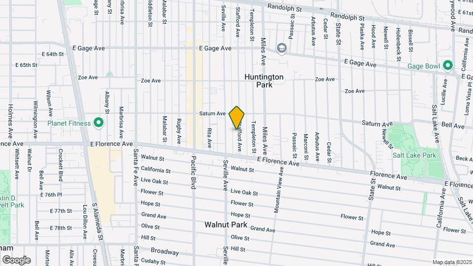 7029 Stafford Ave Map and Location Details