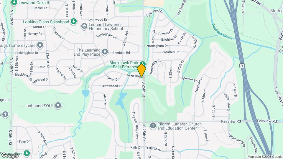 13603 S 26th St Map and Location Details