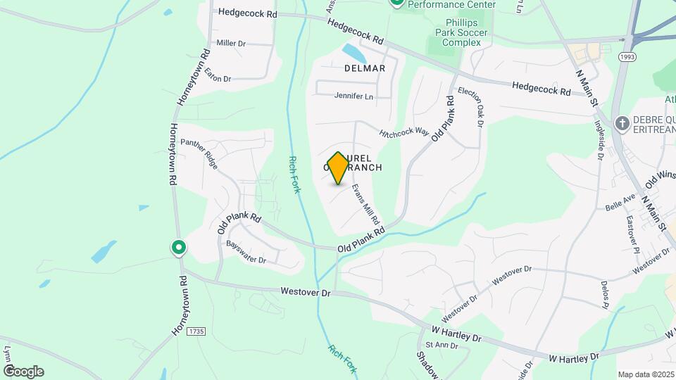 1016 Tesh Ct Map and Location Details