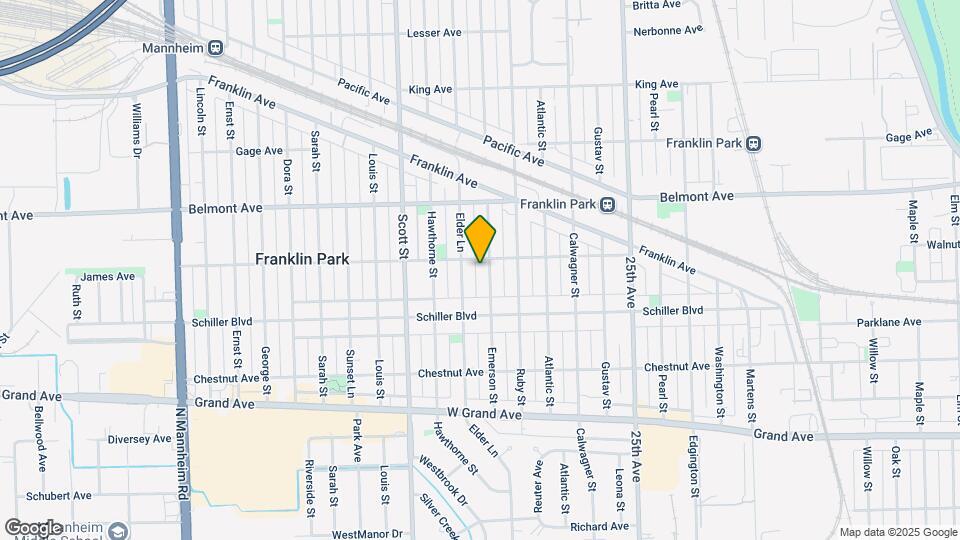 3046 Emerson St Map and Location Details