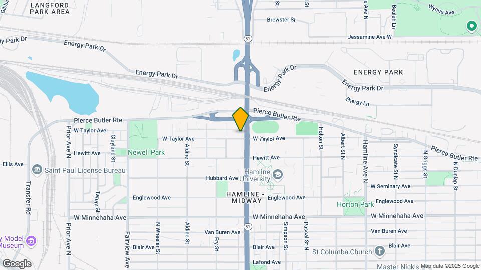 1591 Taylor Ave W Map and Location Details