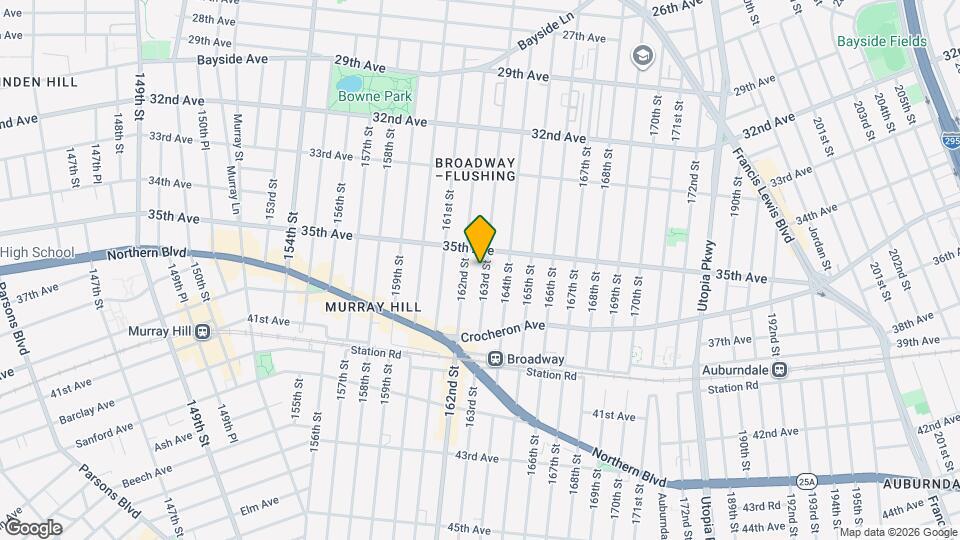 35-22-22 163rd St, Unit 1 Map and Location Details