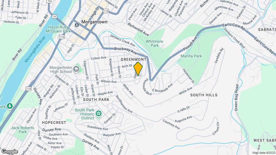 628-630 Brandon St Map and Location Details