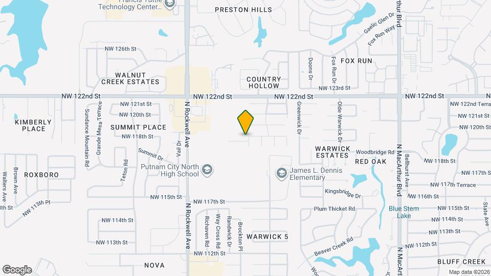 11809 Dunbar Ct Map and Location Details