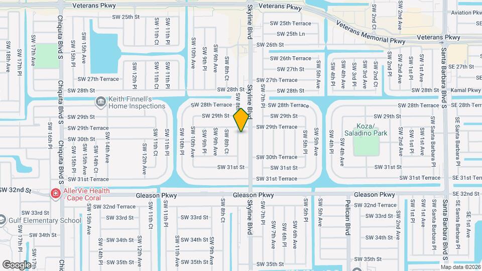 2937 SW 8th Pl Mapa y Detalles de la Ubicación