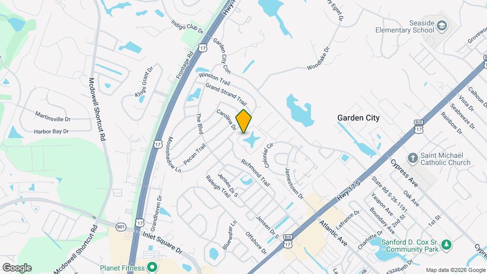 627 Woodmoor Dr Map and Location Details