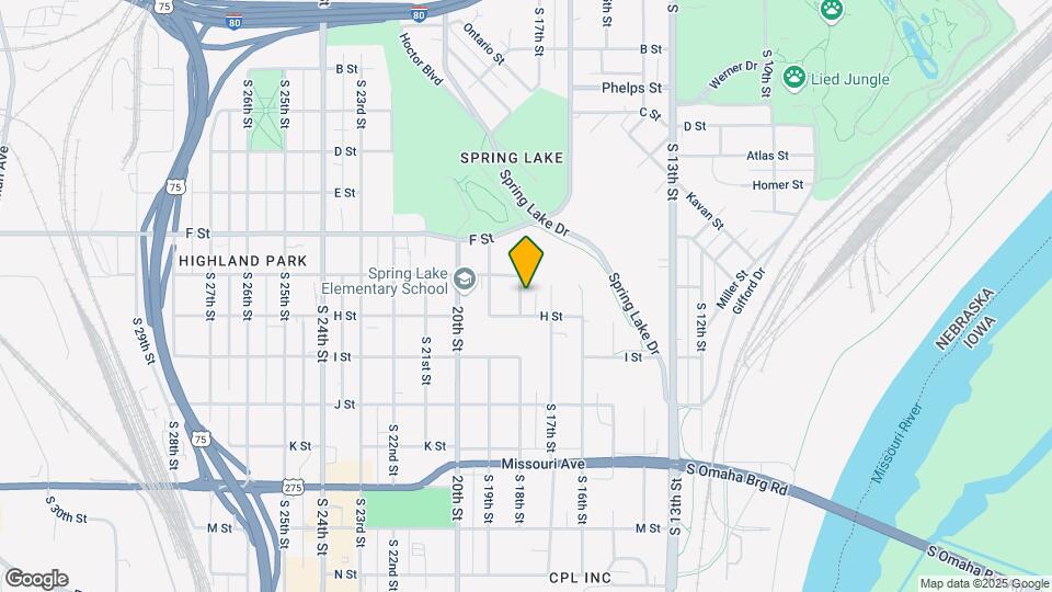 4215 S 18th St Map and Location Details
