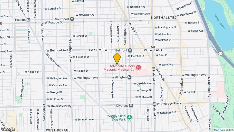 3046 N Kenmore Ave Map and Location Details