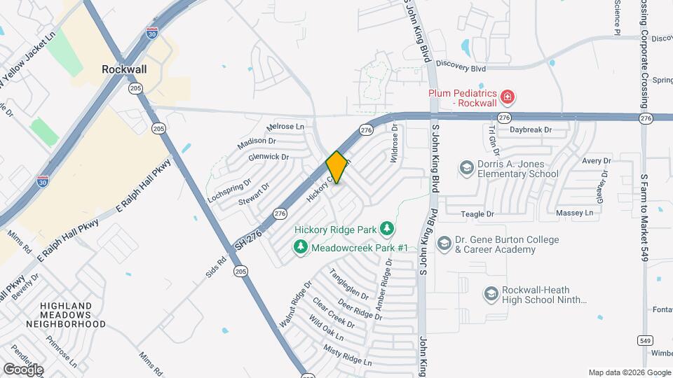 1616 Deerwood Dr Mapa y Detalles de la Ubicación