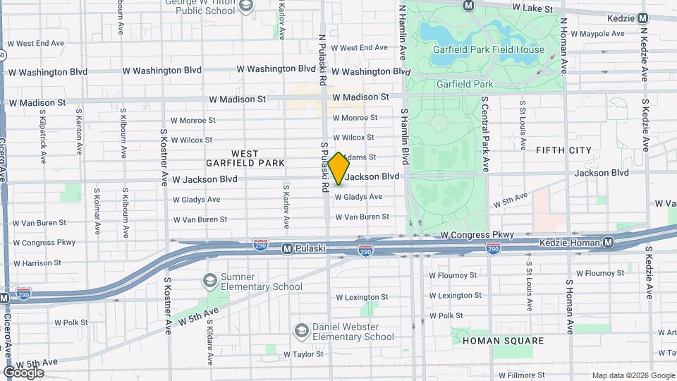 3940 W Gladys Ave, Unit 2 Map and Location Details