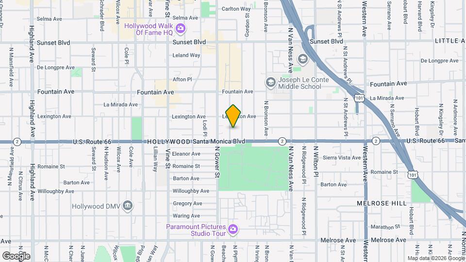 1122 Beachwood Dr Map and Location Details