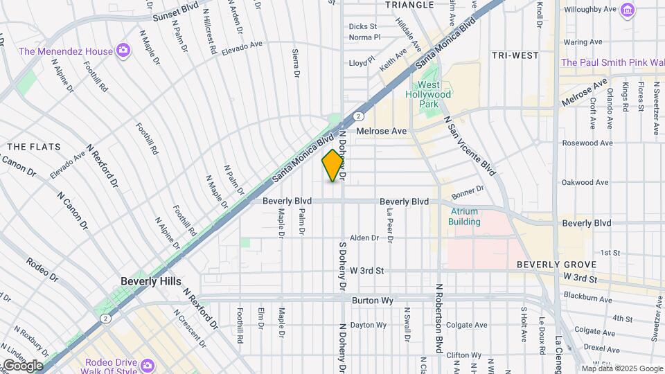 432 N Oakhurst Dr, Unit 503 Mapa y Detalles de la Ubicación