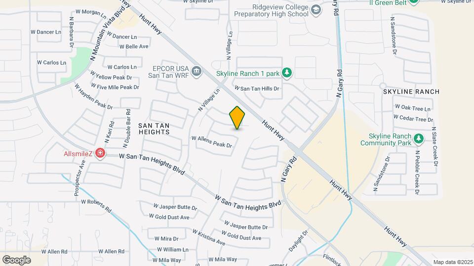 2260 W Hayden Peak Dr Map and Location Details