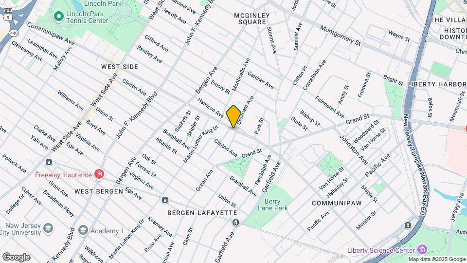 557-559 Communipaw Ave Map and Location Details