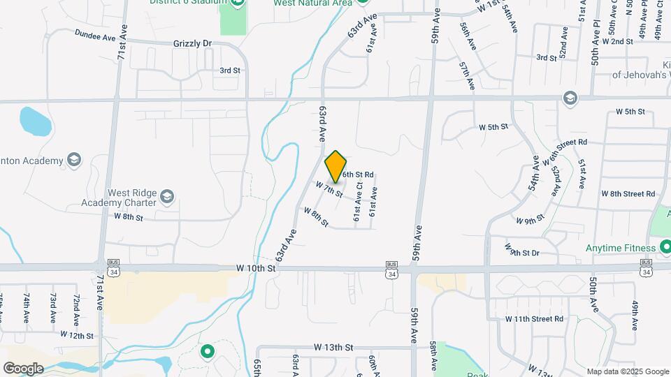 6205 W 7th St Map and Location Details