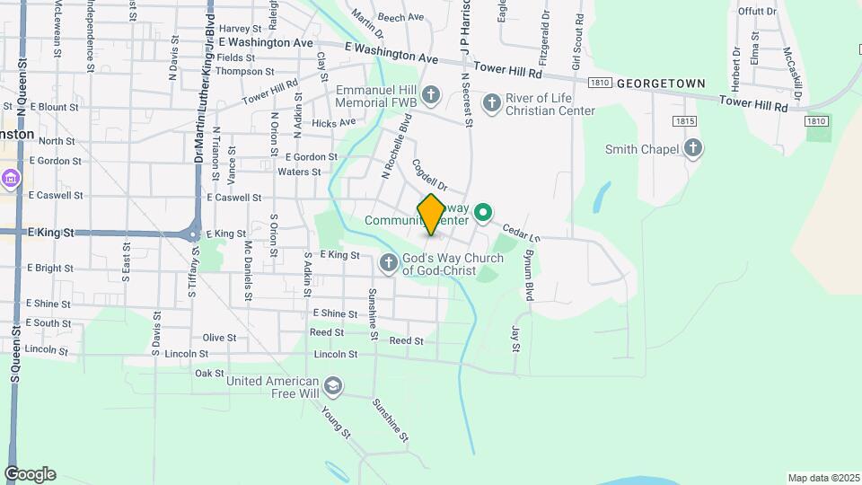 104 S Dover St Map and Location Details