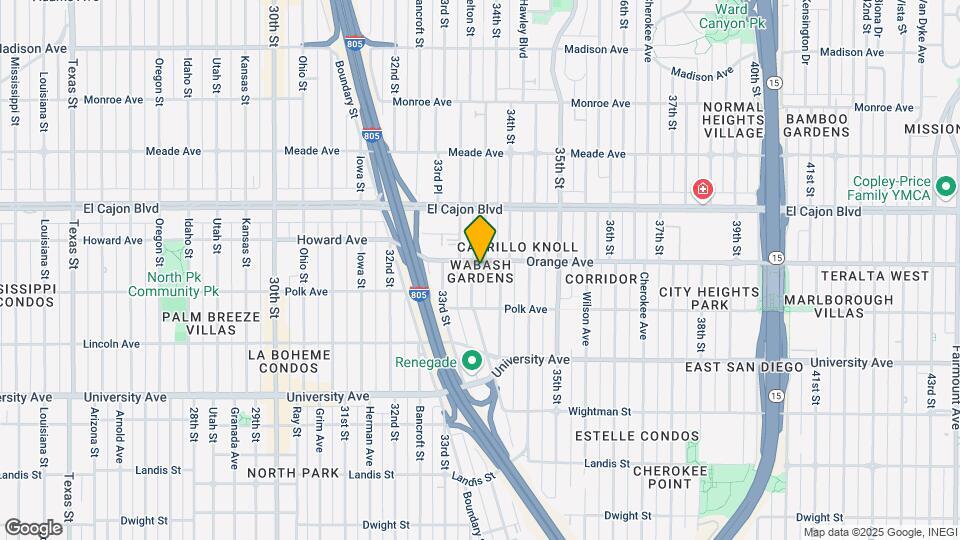 4175 Wabash Ave Mapa y Detalles de la Ubicación