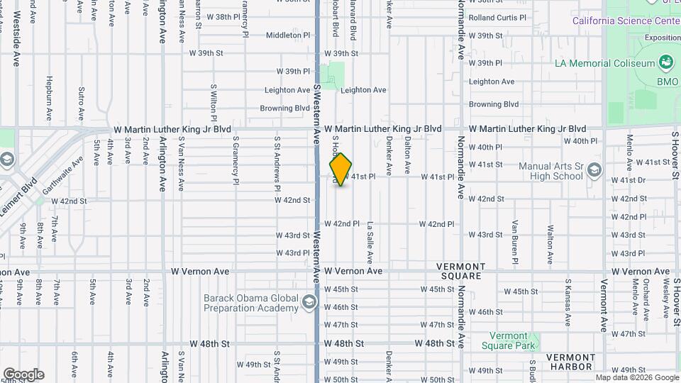 4172 S Hobart Blvd, Unit 4172 Mapa y Detalles de la Ubicación