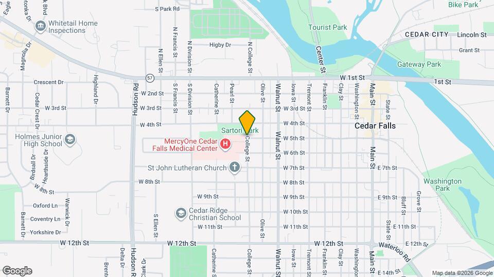 1015 W 5th St Map and Location Details