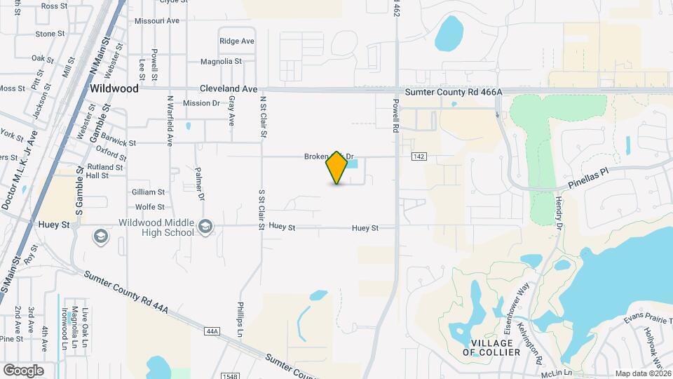 1504 Meadow St Map and Location Details