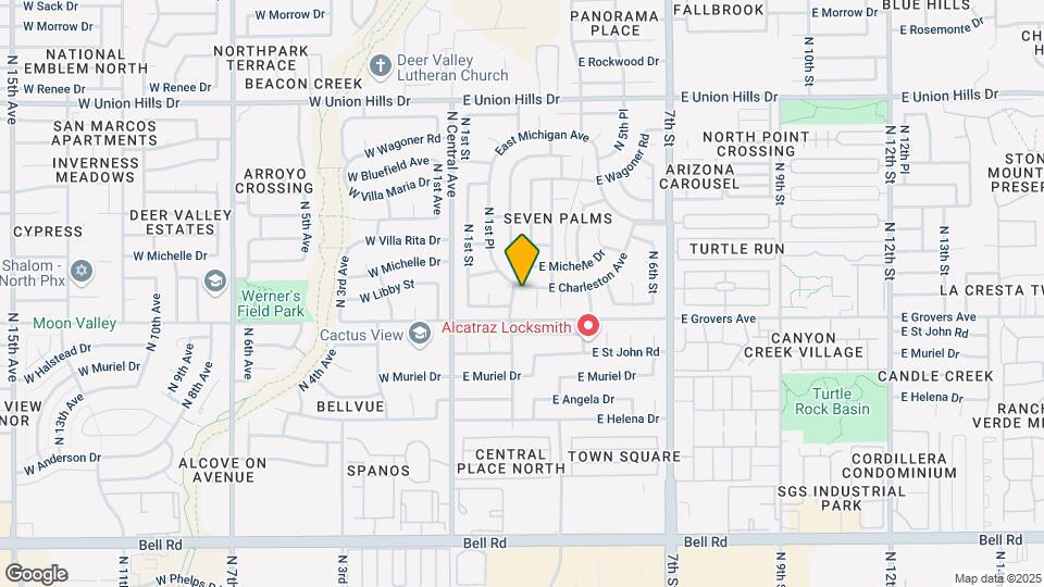 17833 N 2nd St Map and Location Details