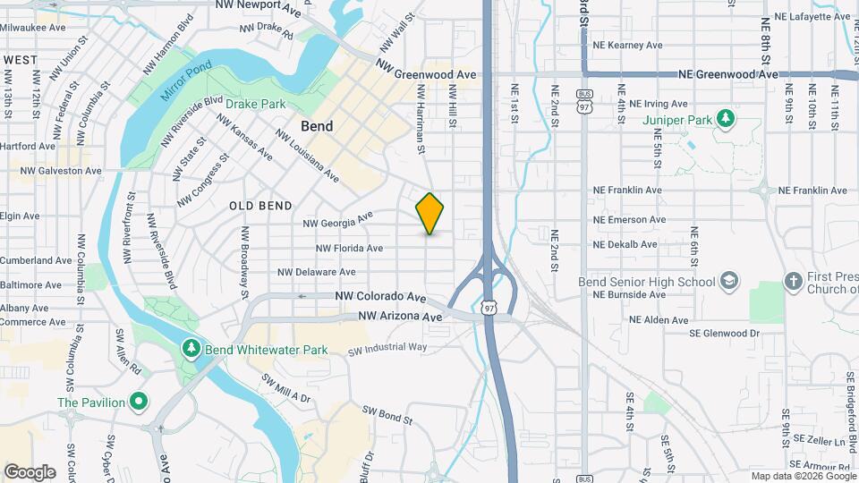 306 NW Harriman St Map and Location Details