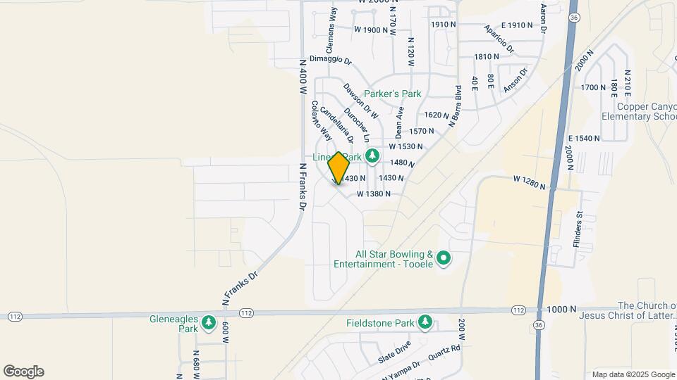 1483 N Clemente Wy Map and Location Details