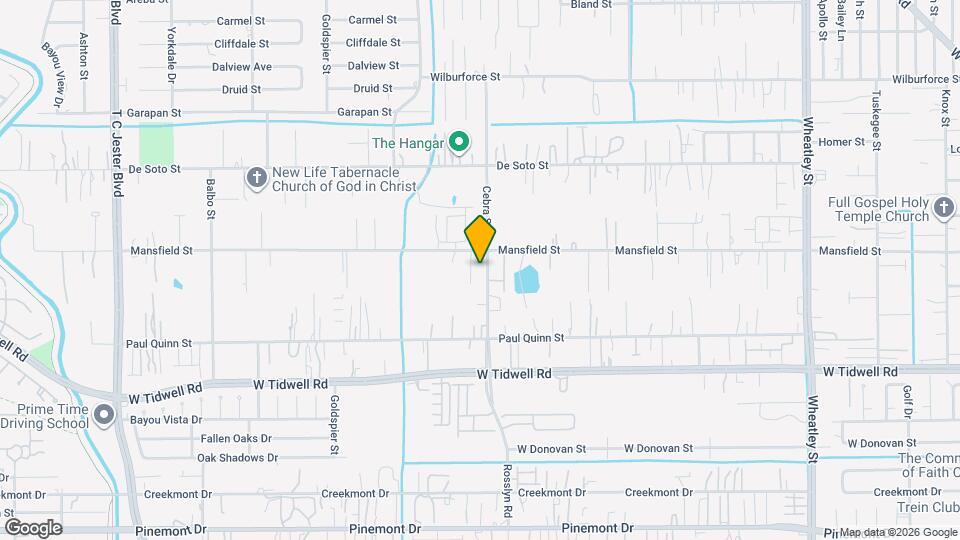 2215 Mansfield St Map and Location Details