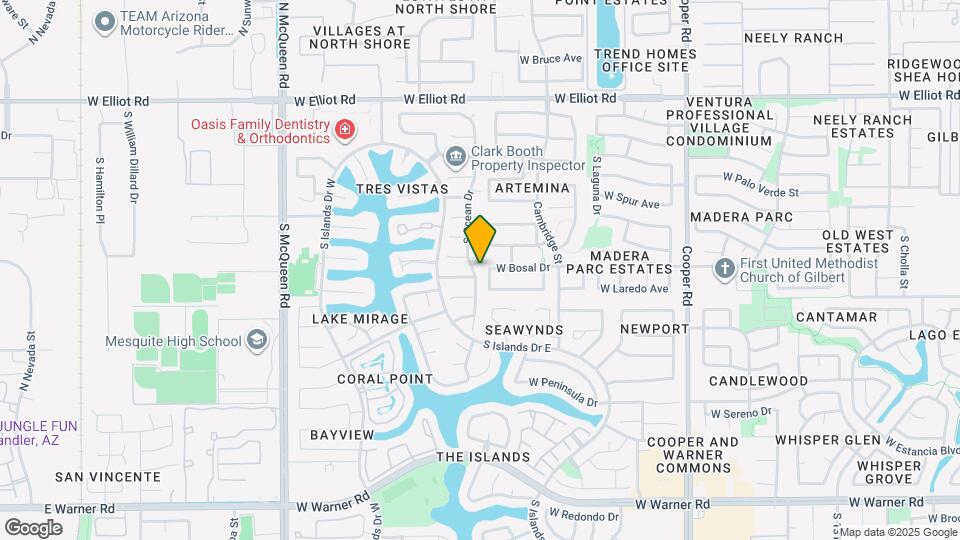 1209 W Sand Hills Ct Mapa y Detalles de la Ubicación